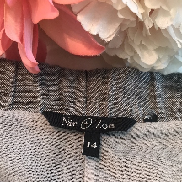 Nic + Zoe Linen Blend Wide Leg Pants Size 14 - Picture 5 of 11
